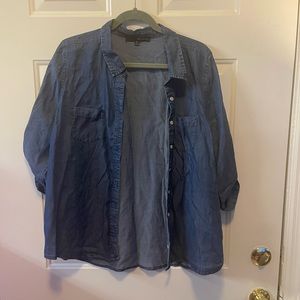 Denim button up shirt